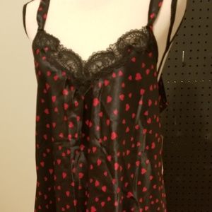 Morgan Taylor Intimates Size L Red hearts